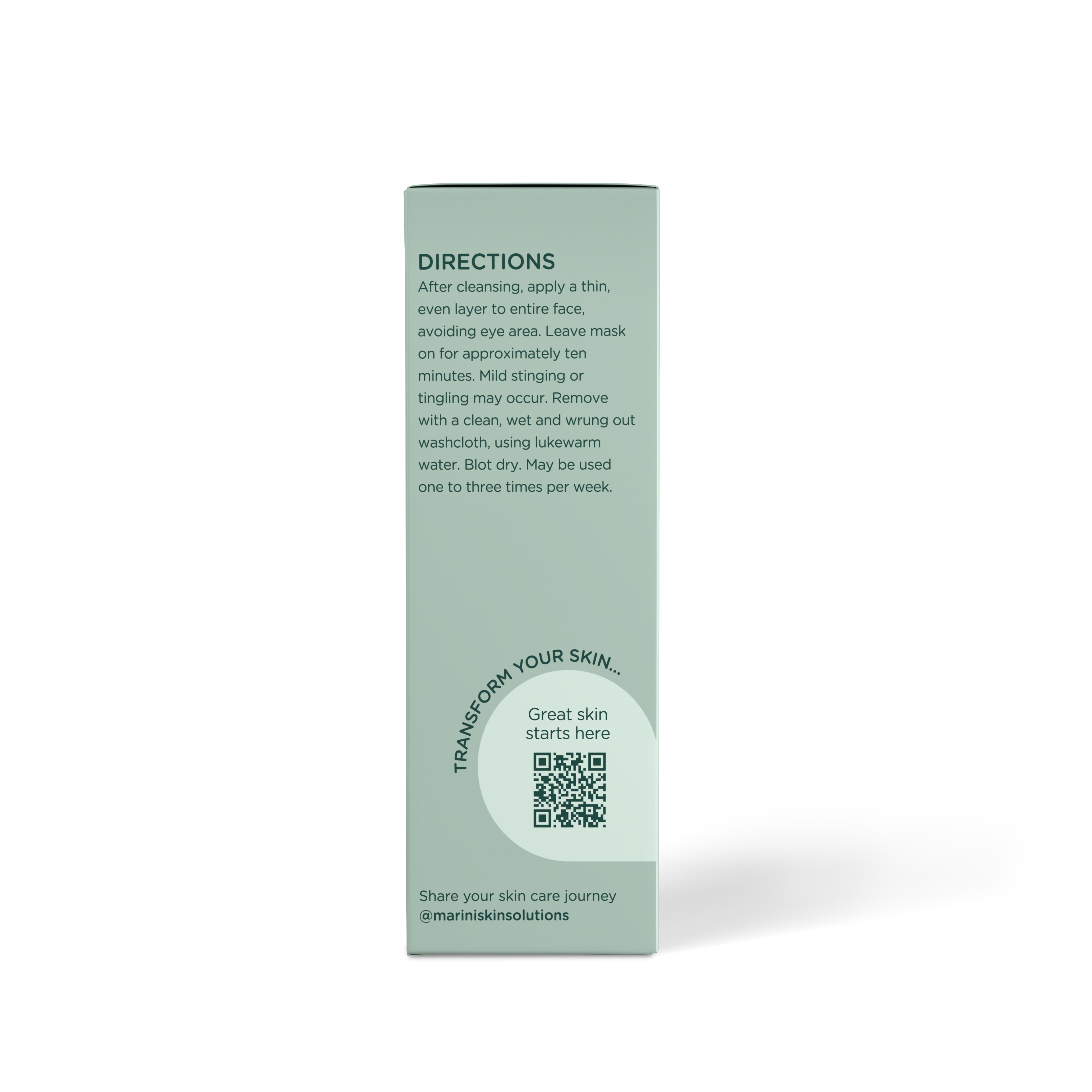 Marini Luminate Face Mask