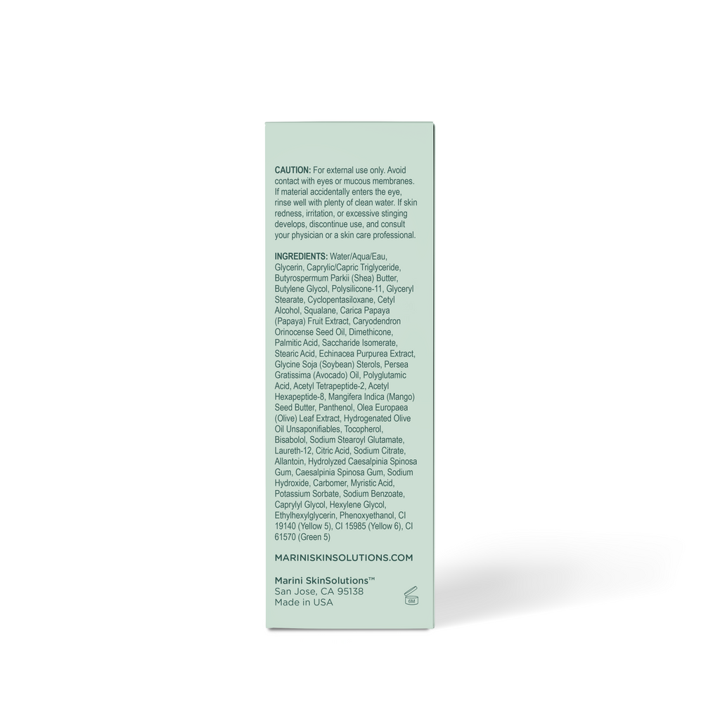 Marini Night ZYME - Overnight Glass Skin Resurfacing Complex - Face Mask with Proteolytic Papaya Enzymes & Peptides - All Skin Types - Cruelty Free - Made in the USA